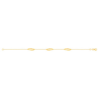 Bracelet or 750 jaune 19 cm