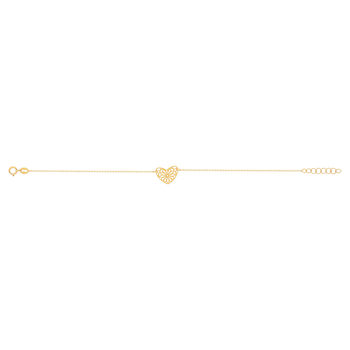 Bracelet or 750 jaune 19cm