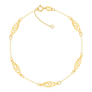 Bracelet or 750 jaune 19cm