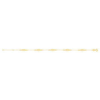 Bracelet or 750 jaune 19cm
