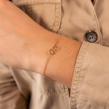Bracelet or 750 jaune 18cm