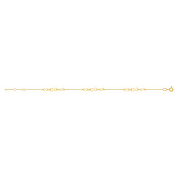 Bracelet or 750 jaune motif infini 19cm