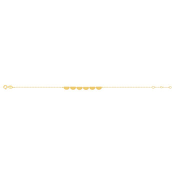 Bracelet or 750 jaune 19cm