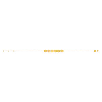 Bracelet or 750 jaune 19cm