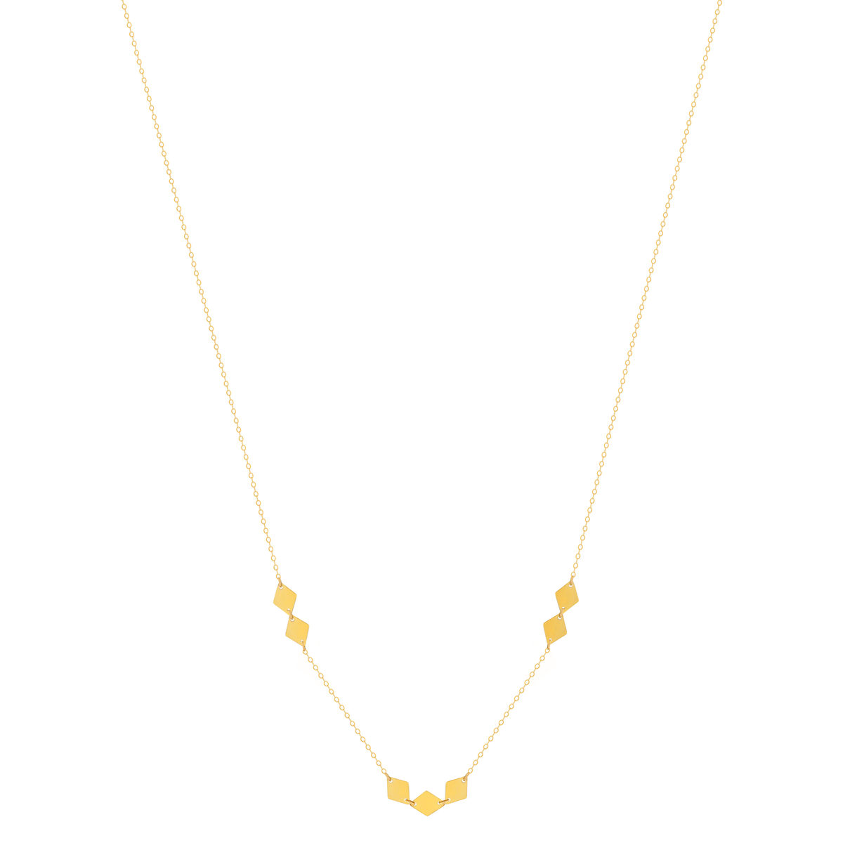 Collier or 750 jaune 45cm - vue 2
