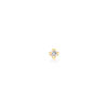 Piercing de nez or 750 jaune et diamant