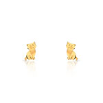 Boucles d&rsquo;oreilles or 750 jaune