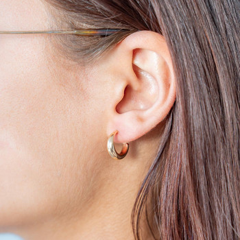 Boucles d'oreilles or 750 jaune