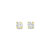 Boucles d&rsquo;oreilles or 750 jaune zirconia