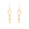 Boucles d'oreilles or 750 jaune