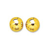 Boucles d'oreilles or 750 jaune