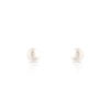 Boucles d'oreilles or 750 jaune perles de culture de Chine