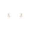 Boucles d'oreilles or 750 jaune perles de culture de Chine