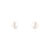 Boucles d'oreilles or 750 jaune perles de culture de Chine