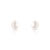 Boucles d'oreilles or 750 jaune perles de culture de Chine