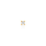 Piercing de nez or 750 jaune et zirconia