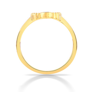 Bague or 750 2 tons diamants