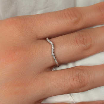 Bague or 750 blanc diamants