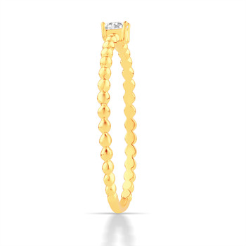 Bague or 750 2 tons diamants