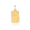 Pendentif zodiaque or 750 jaune Verseau