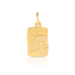 Pendentif zodiaque or 750 jaune B&eacute;lier