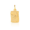 Pendentif zodiaque or 750 jaune Taureau