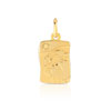 Pendentif zodiaque or 750 jaune Cancer