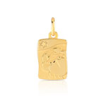 Pendentif zodiaque or 750 jaune Cancer