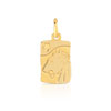 Pendentif zodiaque or 750 jaune Lion