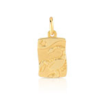 Pendentif zodiaque or 750 jaune Scorpion