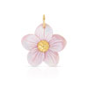 Pendentif en or 750 jaune nacre