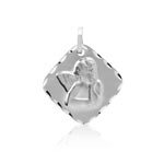 Médaille or 750 blanc