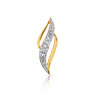 Pendentif or 750 2 tons diamant