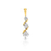 Pendentif 2 ors 750 diamant