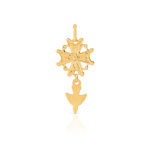 Croix huguenote or 750 jaune