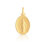 Médaille or 750 jaune vierge miraculeuse