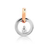 Pendentif 2 ors 750 diamant