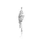Pendentif or 750 blanc diamant