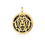 Pendentif or 750 onyx