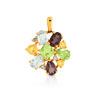 Pendentif or 750 jaune pierre fine et diamant
