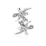 Pendentif or 750 blanc diamant