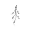 Pendentif or 750 blanc diamant