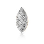 Pendentif or 750 2 tons diamant