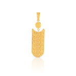 Pendentif or 750 jaune