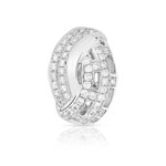 Pendentif or 750 blanc diamant