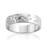 Alliance or 750 blanc diamant