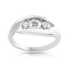 Bague Trilogy or 750 blanc diamant
