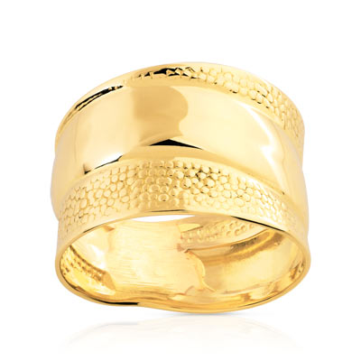 Bague or 750 jaune
