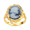 Bague or 750 jaune