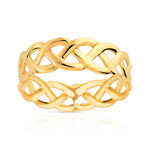 Bague or 750 jaune